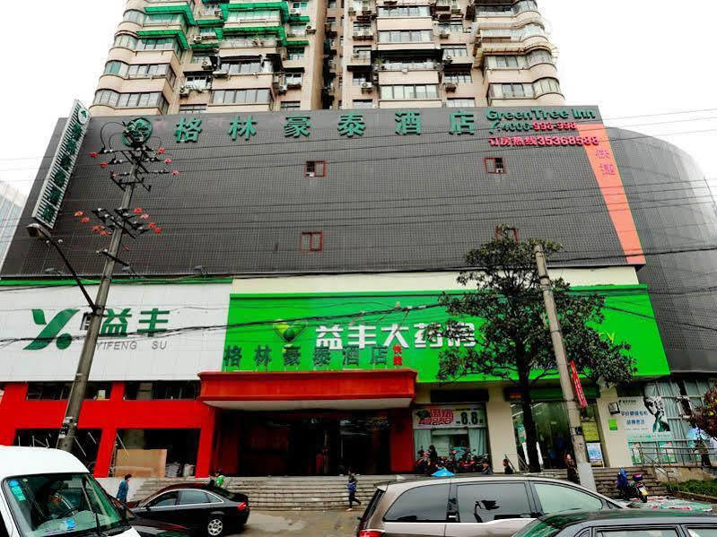 Greentree Inn Shanghai Huangxing Park Subway Station Express Hotel Exteriör bild